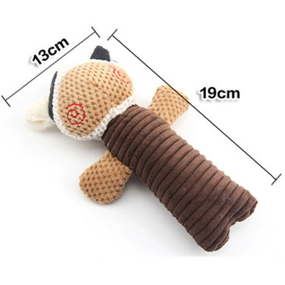 Pet Plush Dog Toys Cute Dog Chew Toys Animals Will Cat Puppy Toy Toot Squirrel Pet Chew Squeak Dogs Toys