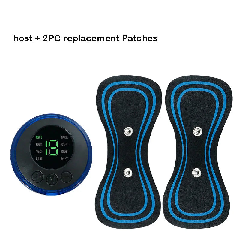 × Electric Neck Massager Body Massage Portable EMS Cervical Spine Massage Stickers Health Care Masajeadora Muscular