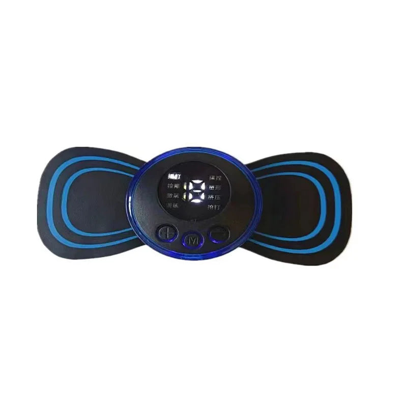 × Electric Neck Massager Body Massage Portable EMS Cervical Spine Massage Stickers Health Care Masajeadora Muscular