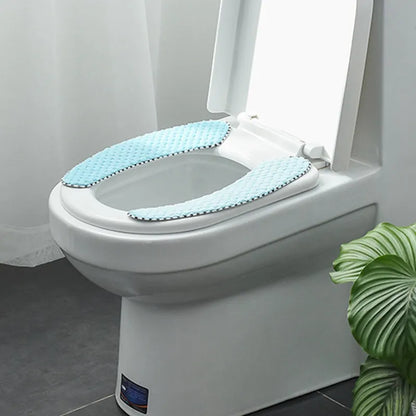 Universal Toilet Seat Cover Soft WC Toilet Seat Cushion O-Shaped Warmer WC Closestool Mat Bathroom Accessories Toilet Cover