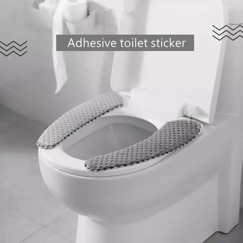 Universal Toilet Seat Cover Soft WC Toilet Seat Cushion O-Shaped Warmer WC Closestool Mat Bathroom Accessories Toilet Cover